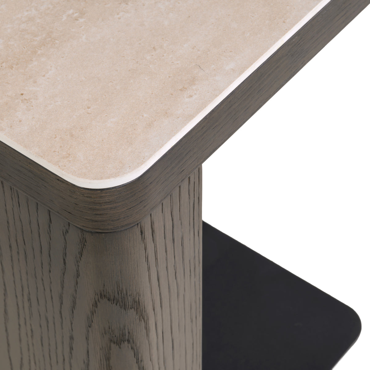 Nantes Brown Sofa Side Table