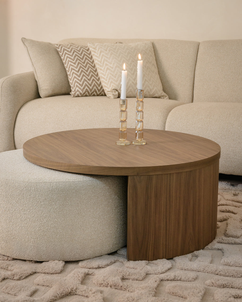 Winchester Walnut Coffee Table Set