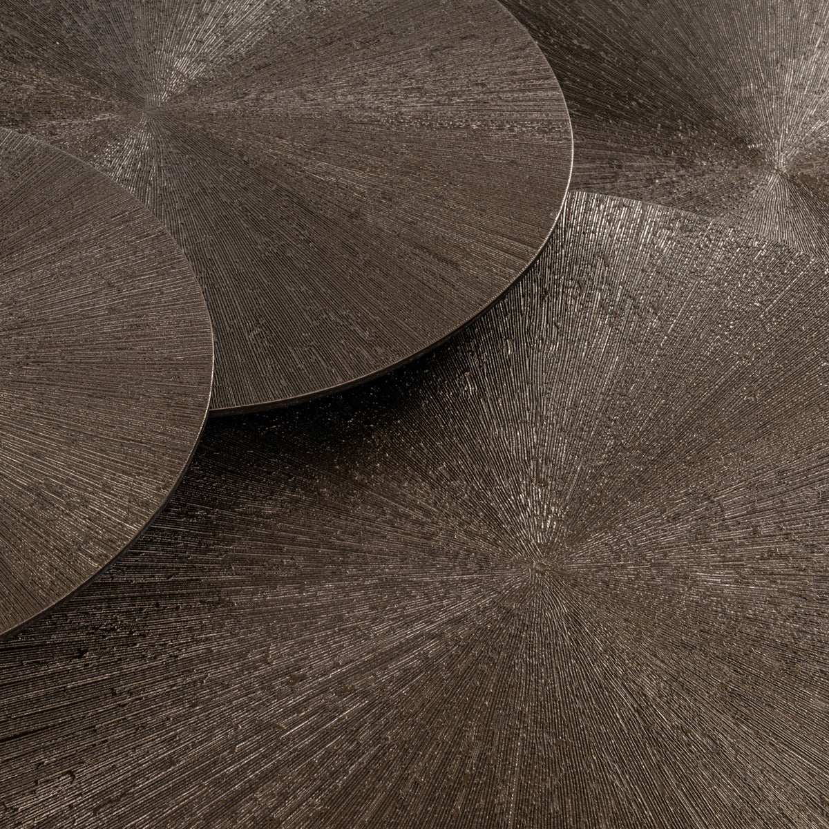 Quadrant Bronze Coffee Table Set