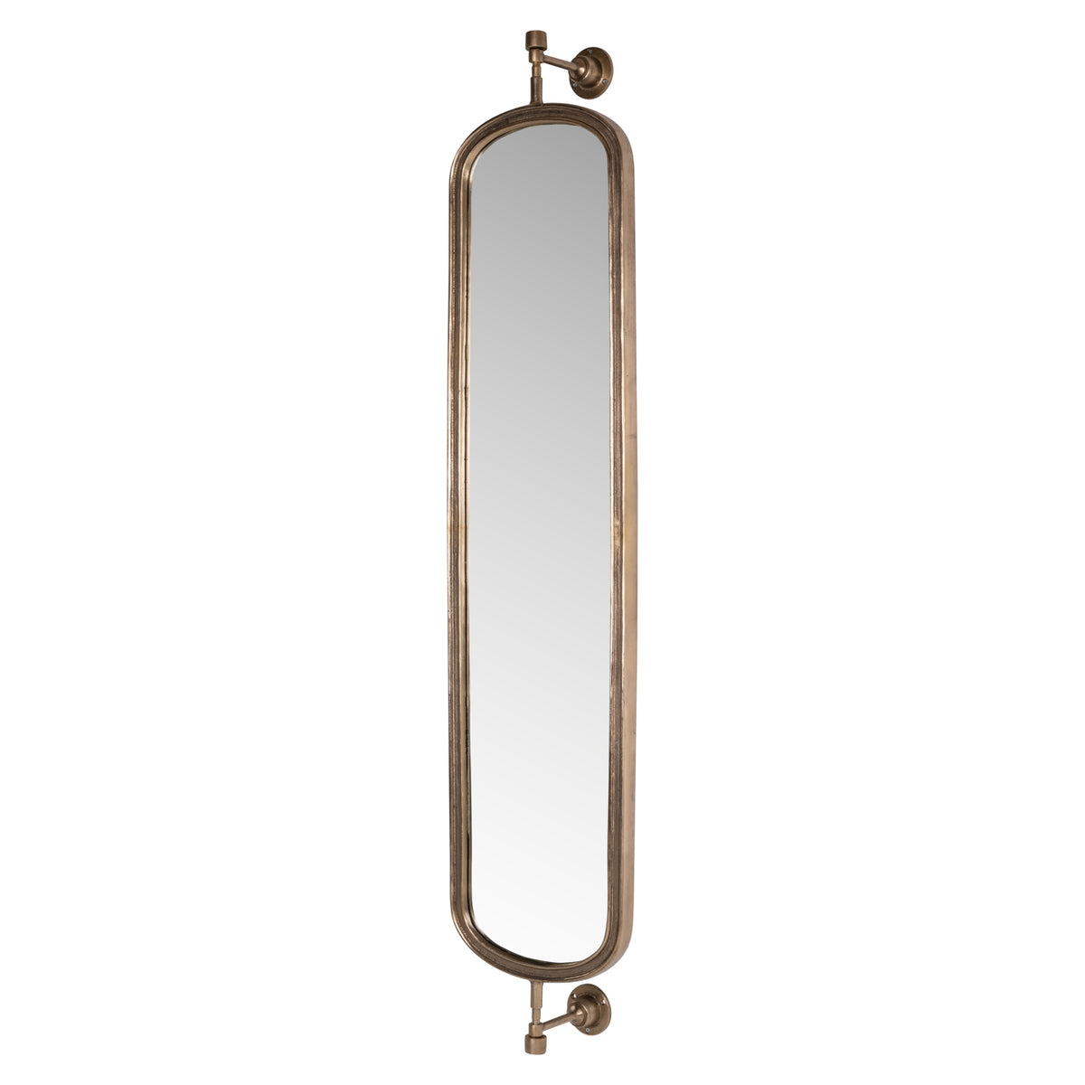 Hartley Antique Brass Mirror