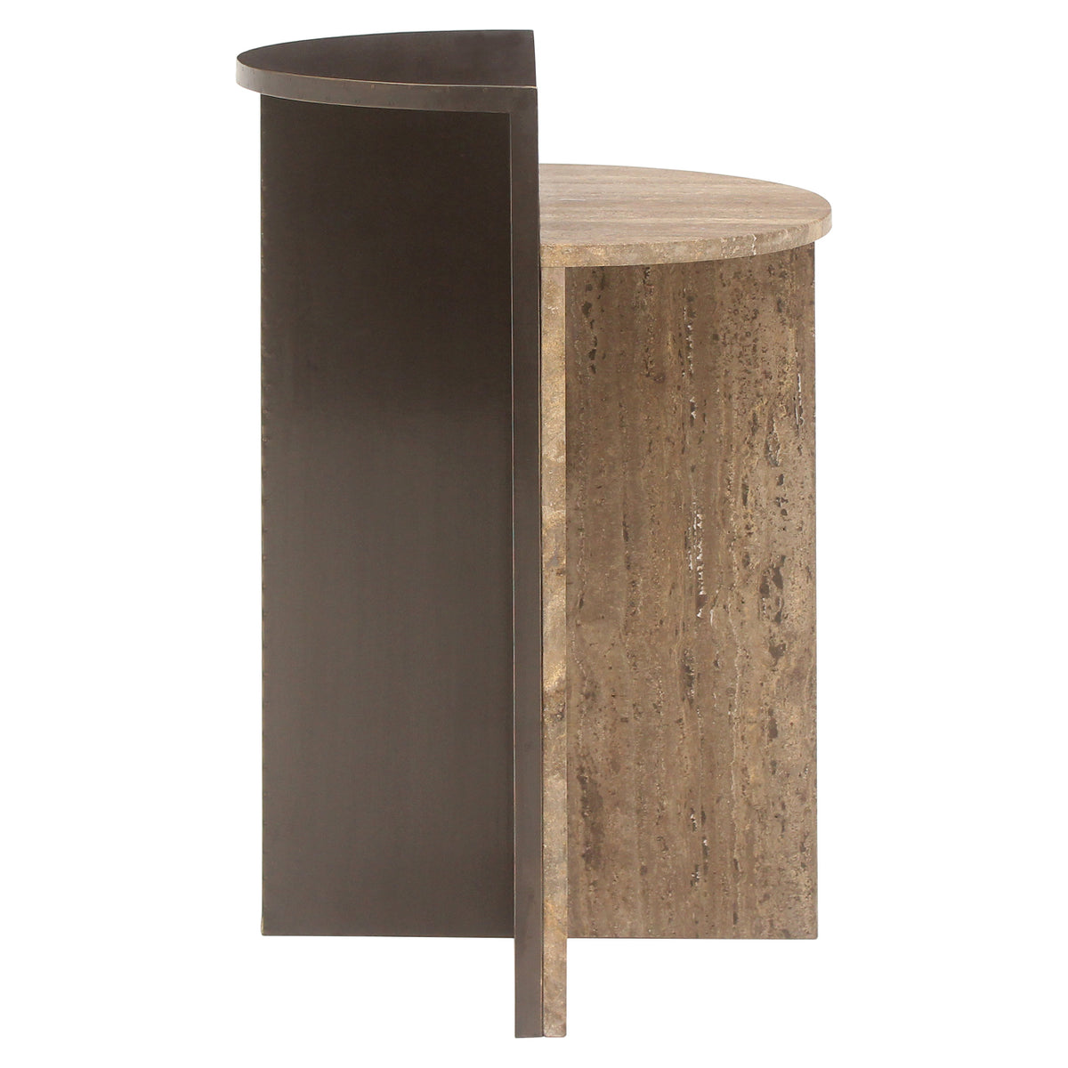 Russet Ash Brown Side Table