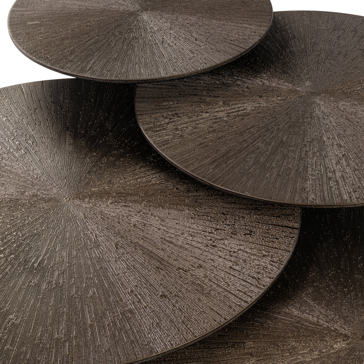 Quadrant Bronze Coffee Table Set