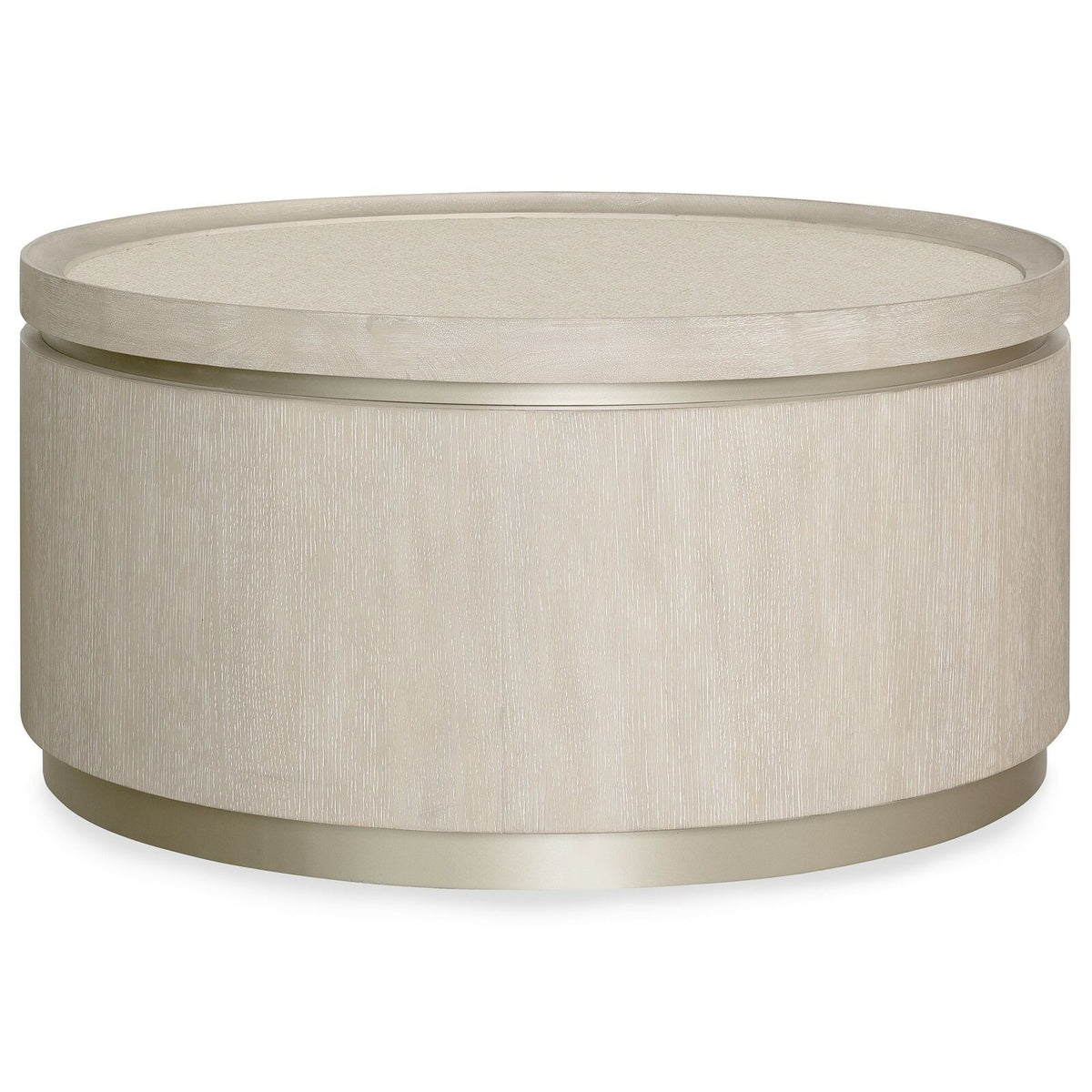 Porto Light Oak Round Coffee Table