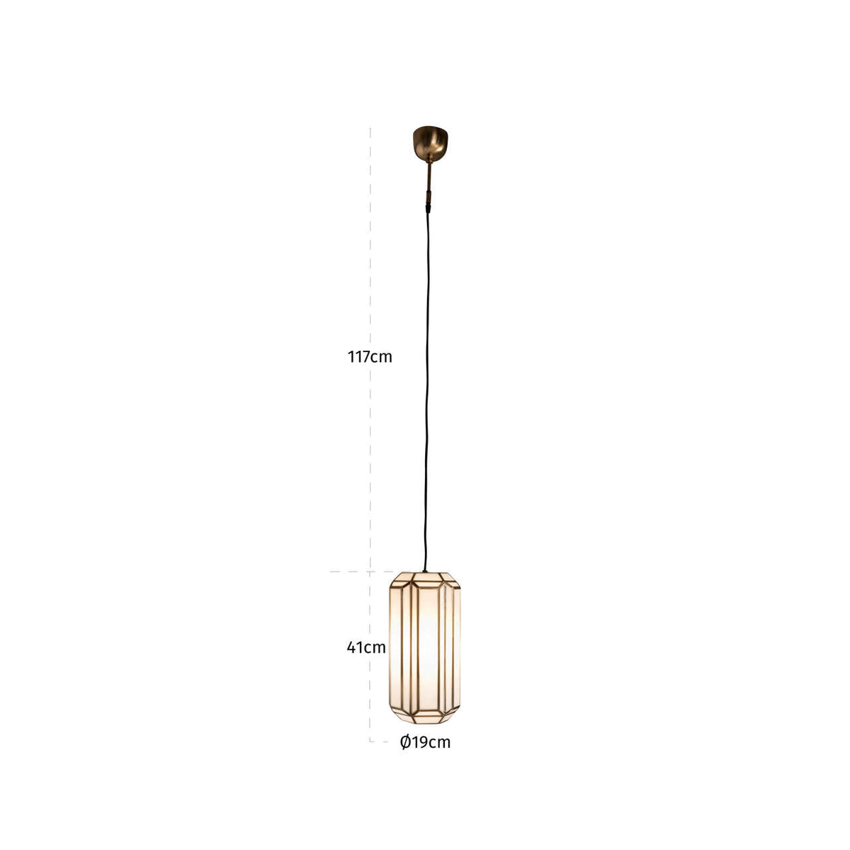 Elowen Antique Brass Chandelier