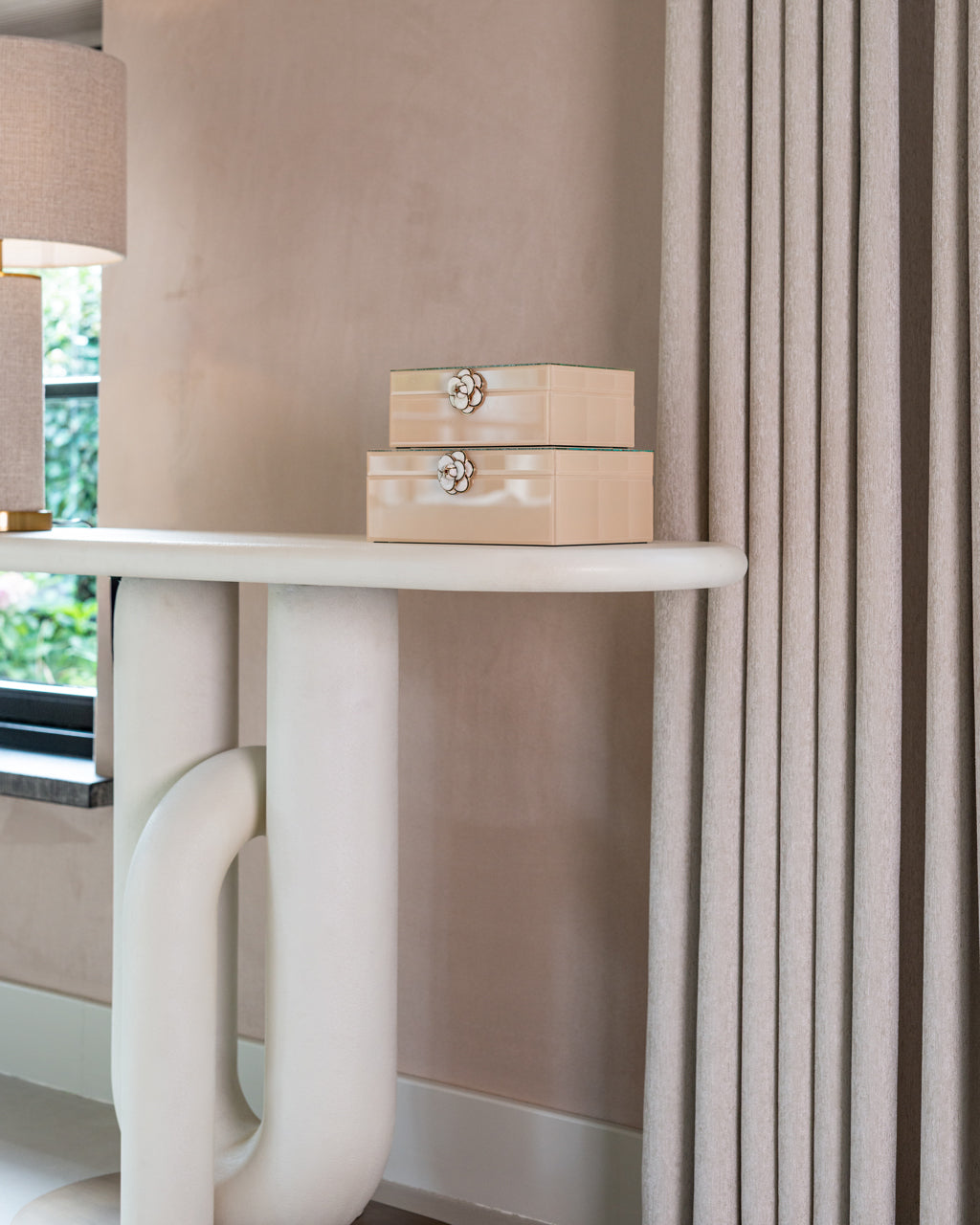 Winslet White Console Table