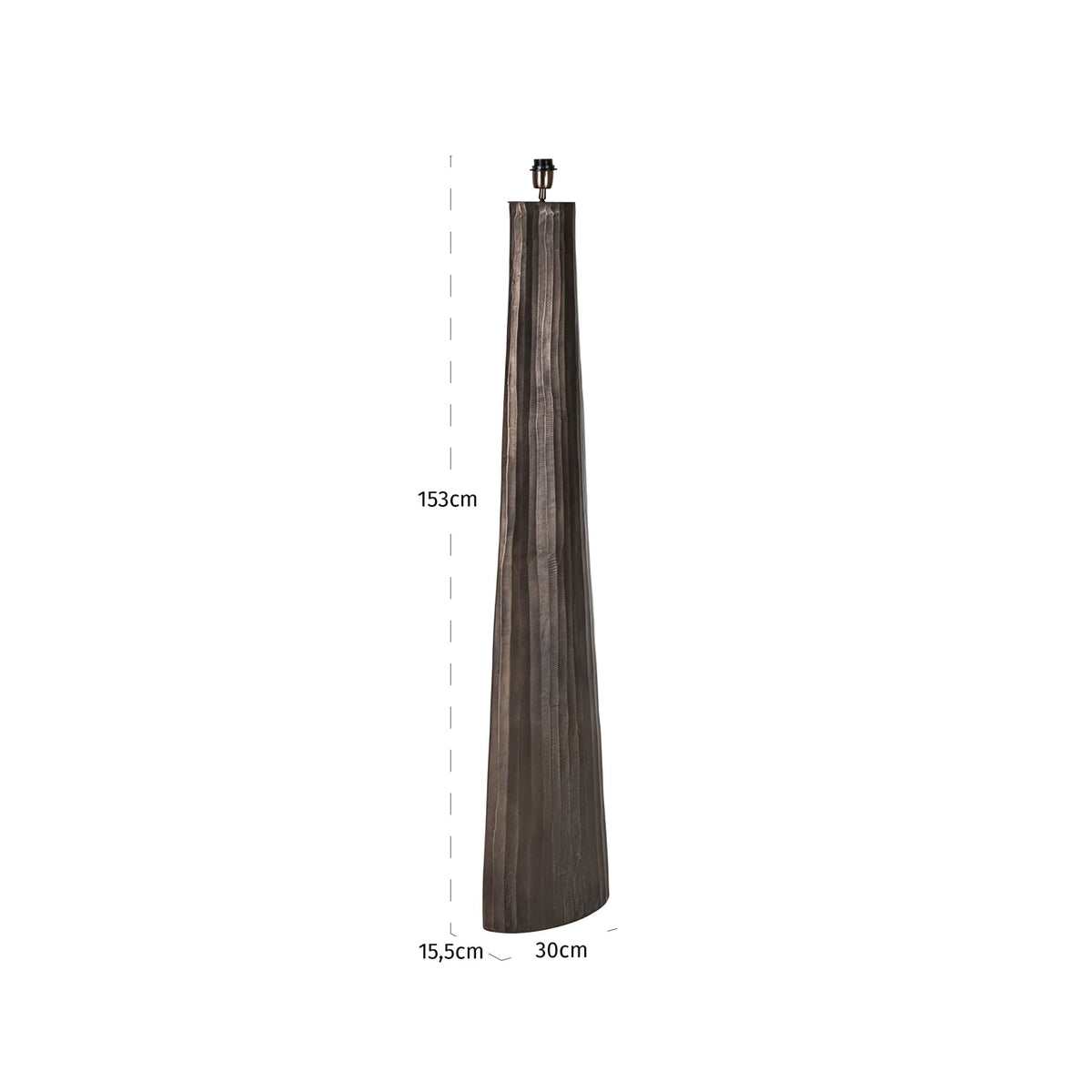 Vellum Bronze Floor Lamp
