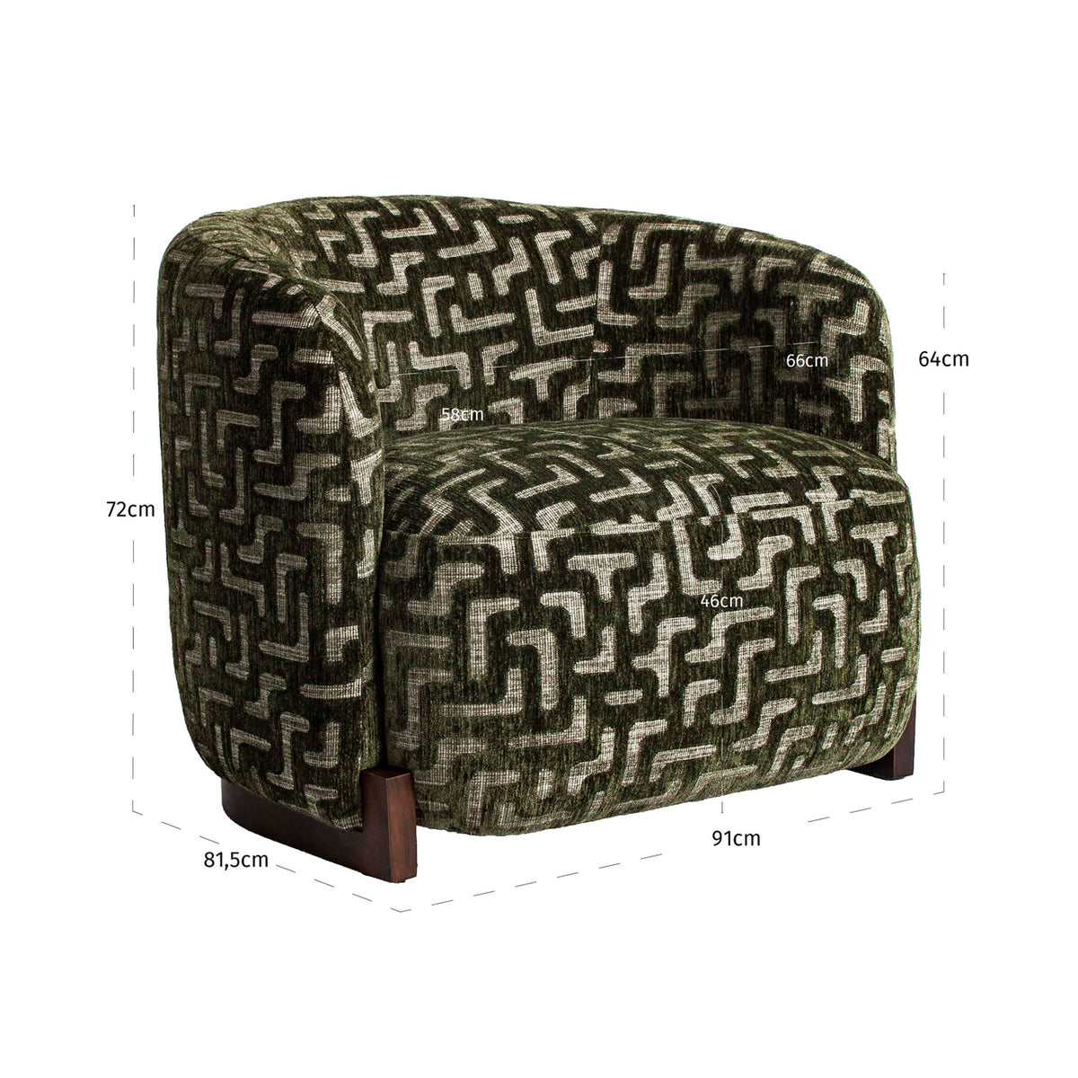 Harper Moss Labyrinth Occasional Chair