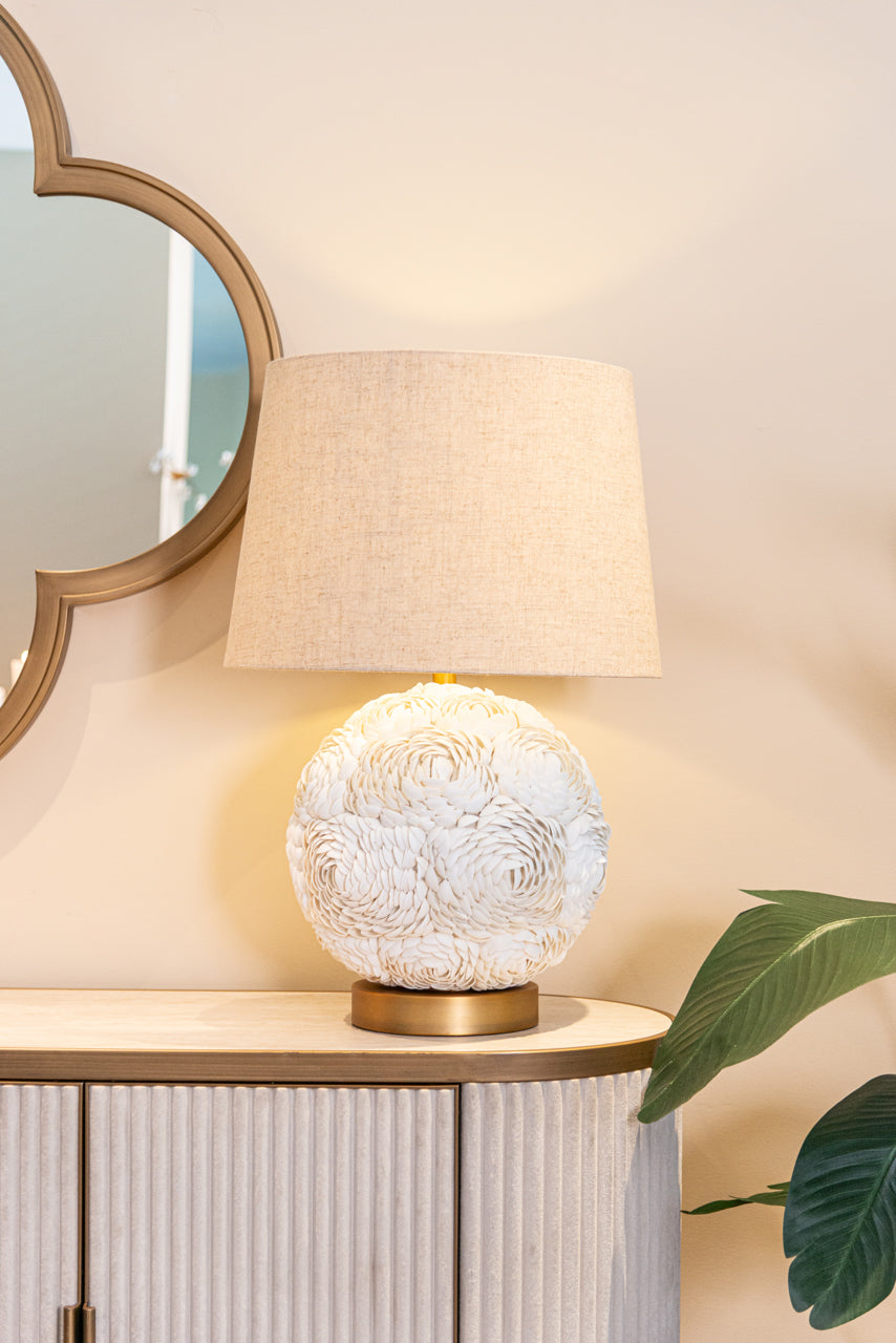 Jessamy White Table Lamp