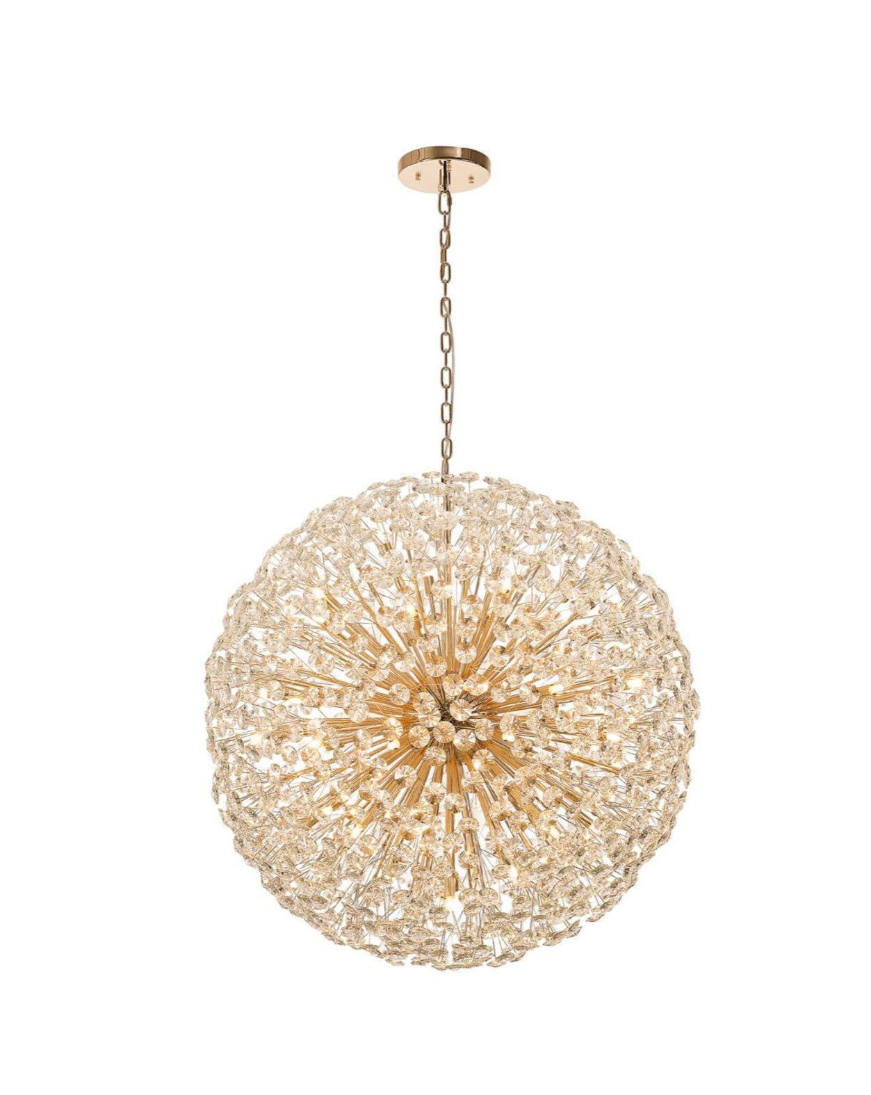 Belgrave Crystal Gold Chandelier