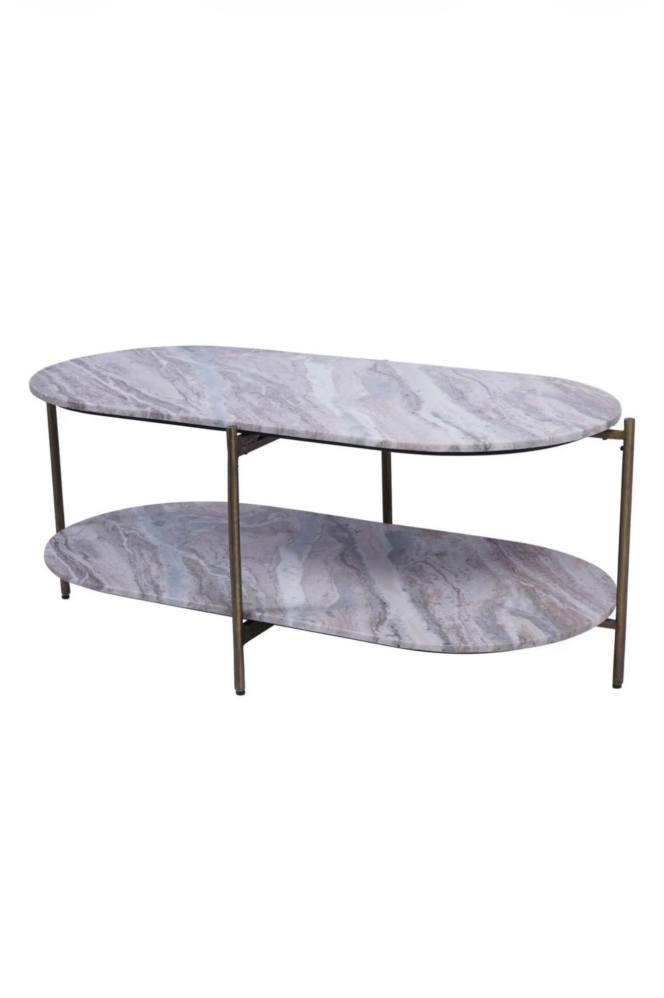 Marble Oval Coffee Table