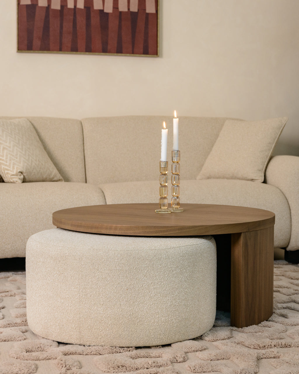 Winchester Walnut Coffee Table Set
