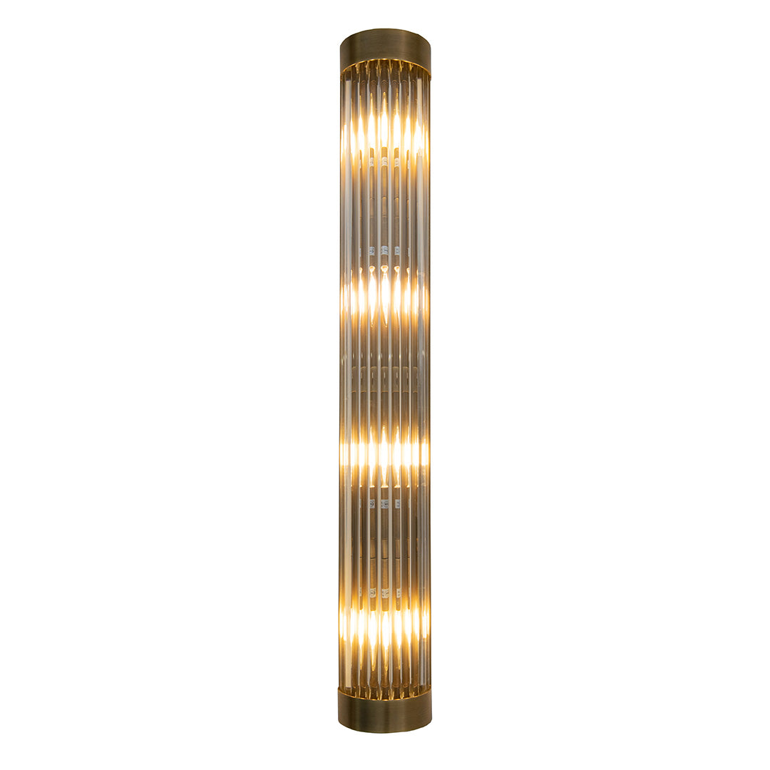 Antique Brass Finish Long Wall Lamp