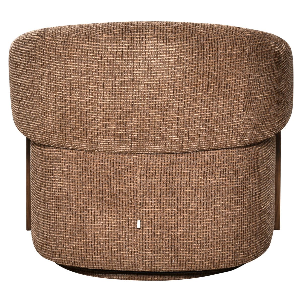 Marisol Brown Blockweave Swivel Occasional Chair