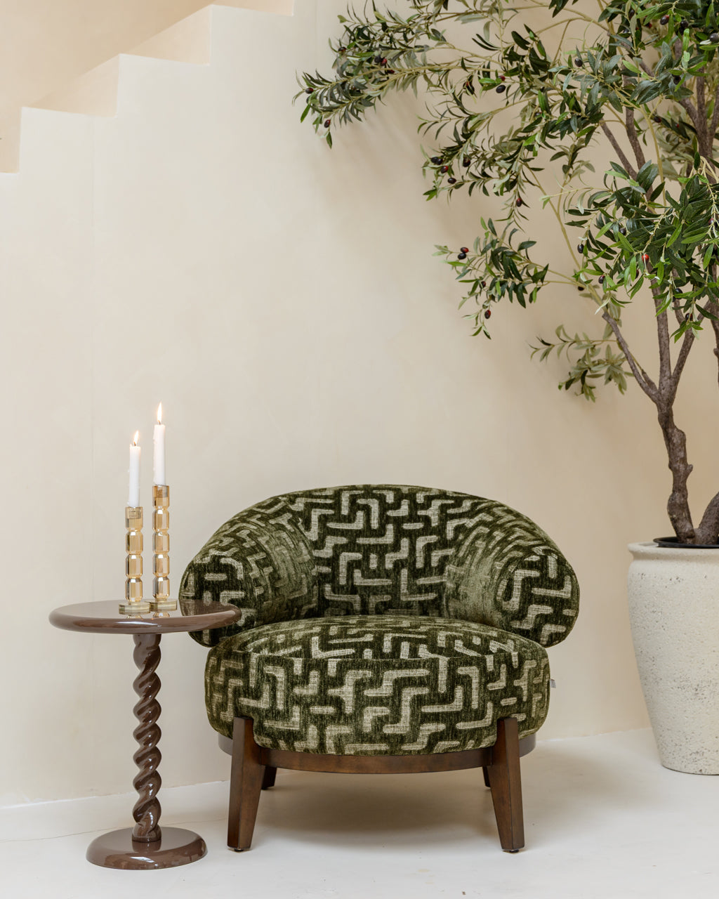 Cassian Chestnut Side Table