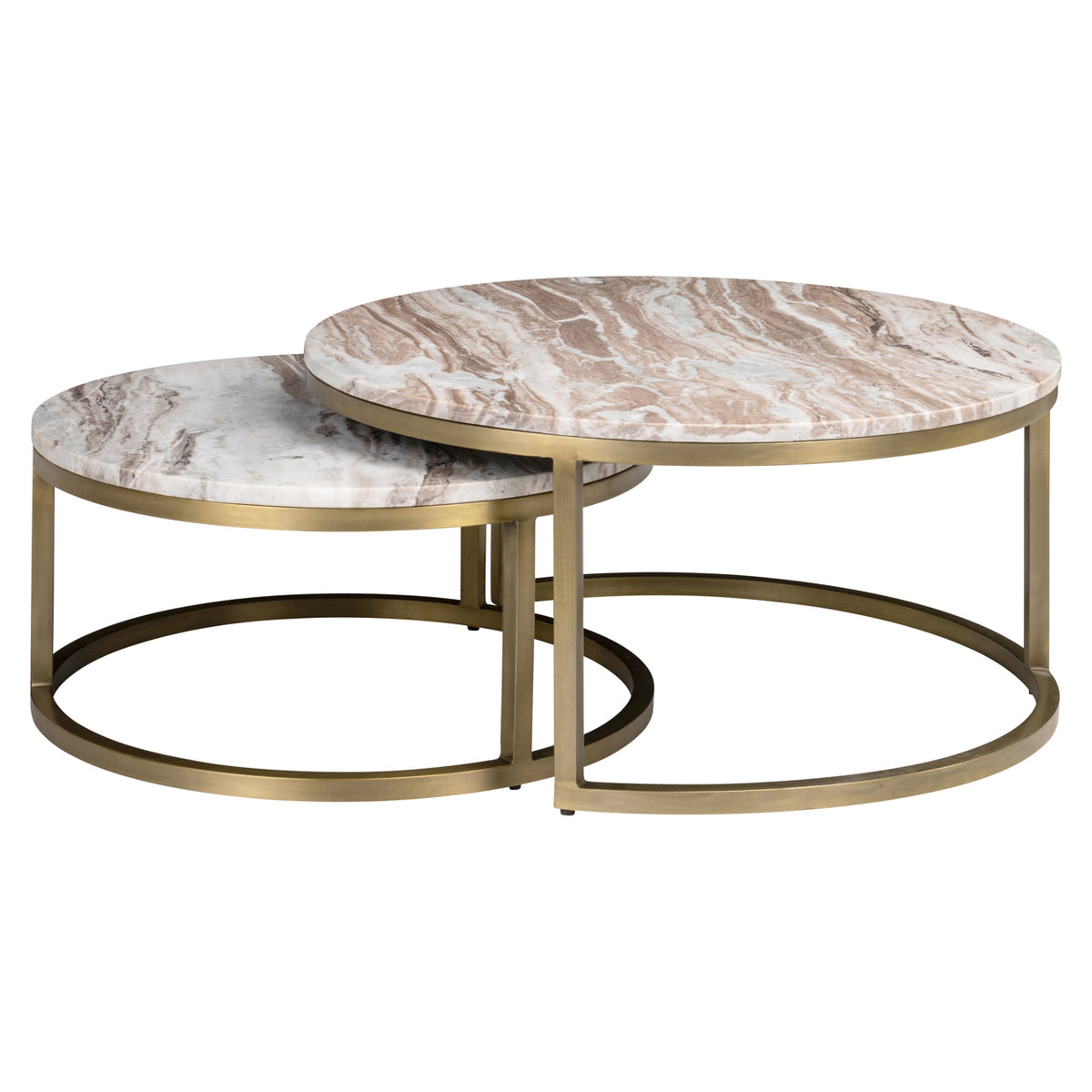 Bodmin Blush Beige Coffee Table Set