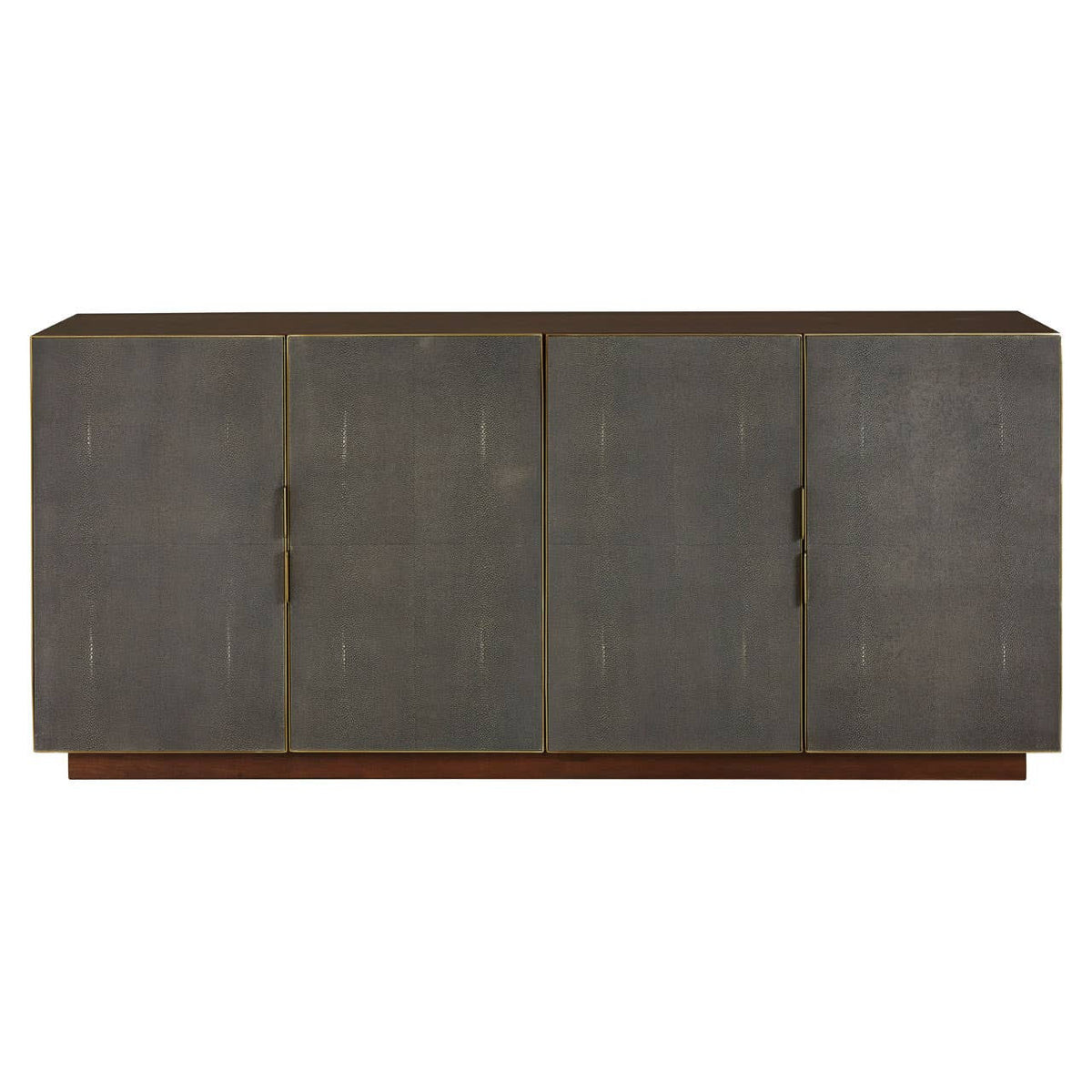Ashford Grey Shagreen and Walnut Sideboard