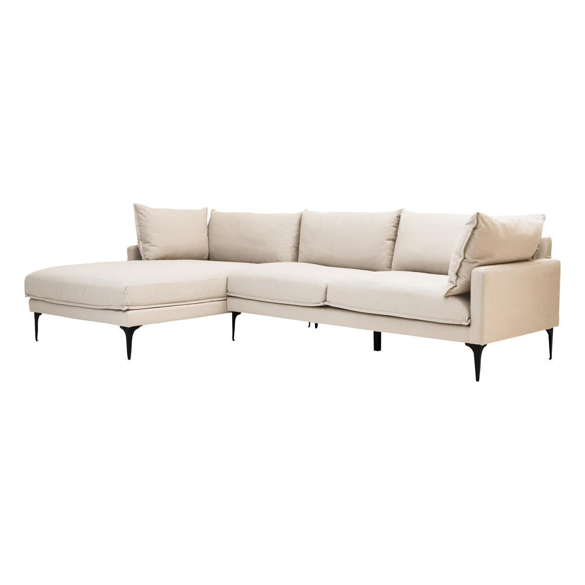Hartford Cream L-Shaped Sofa