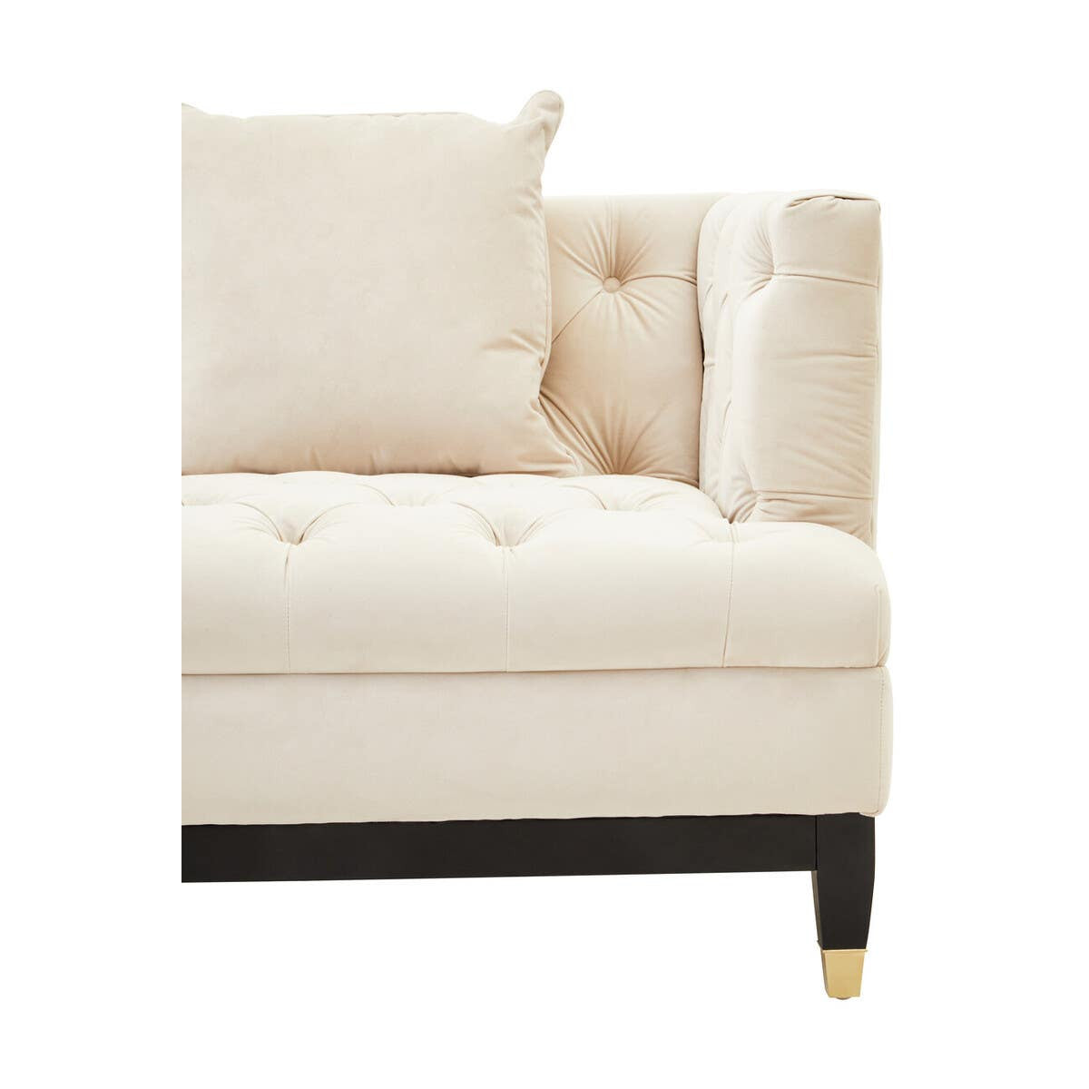 Hampton Ivory 2 Seater Chesterfield Sofa