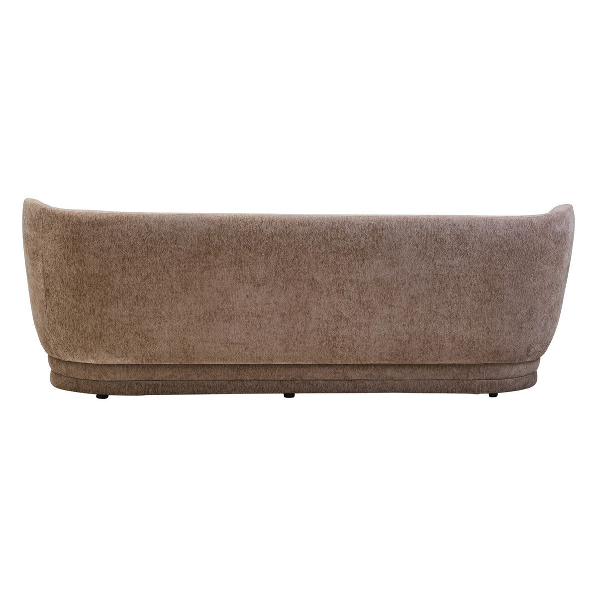 Cove Stone Chenille Curved Sofa