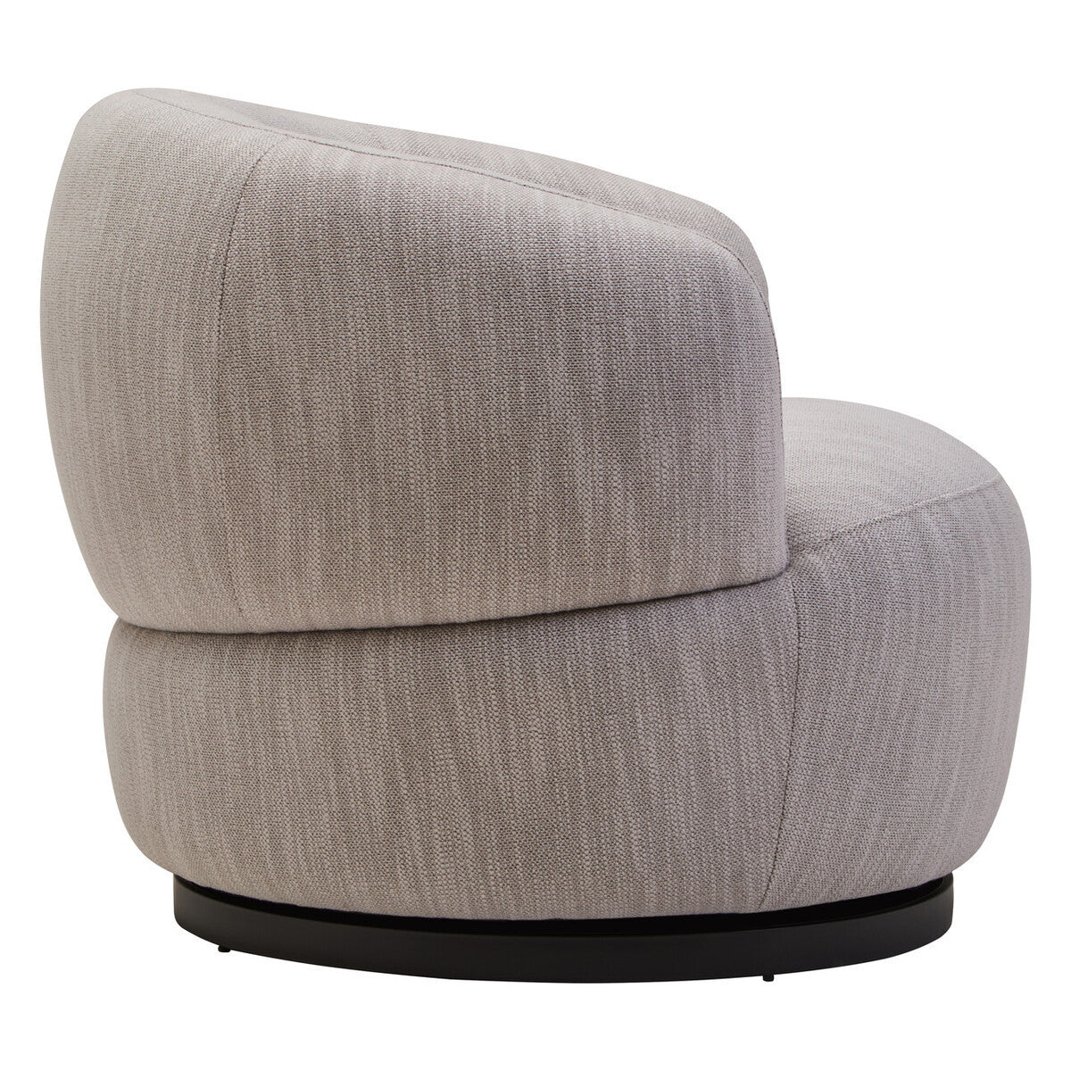Orbit Grey Curved Swivel Chair