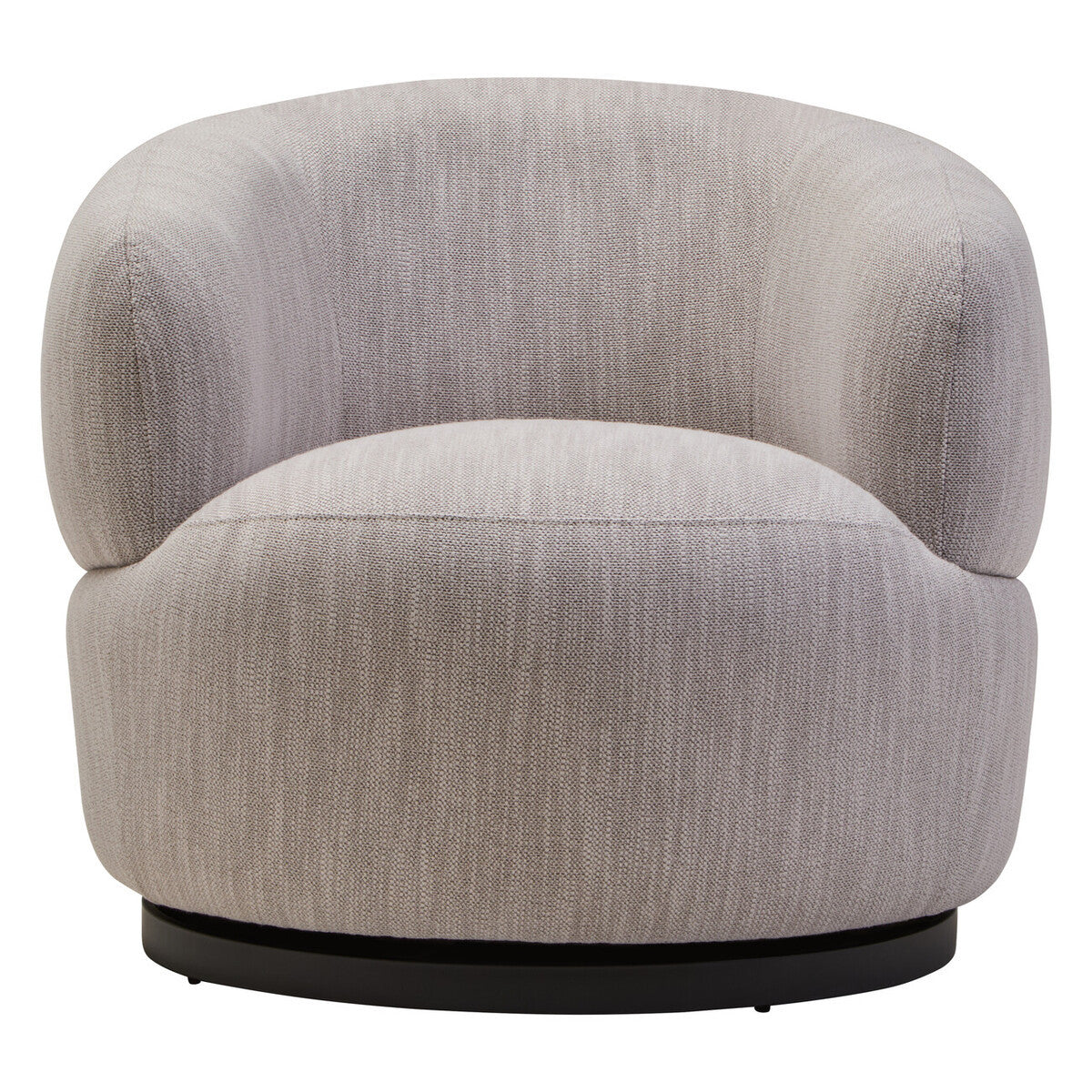 Orbit Grey Curved Swivel Chair