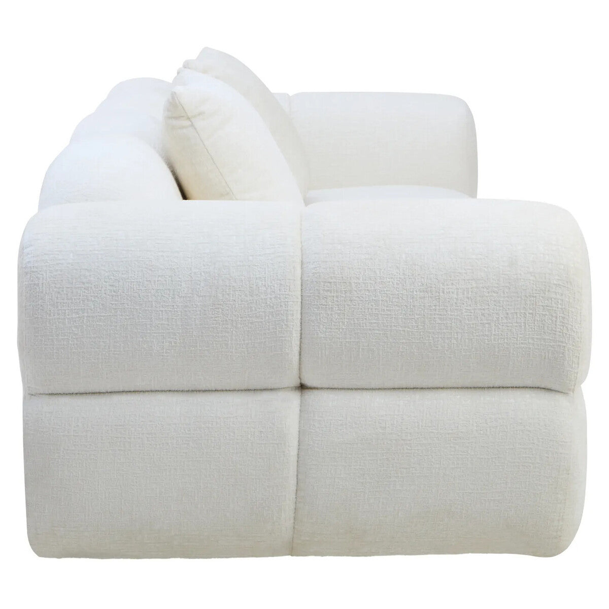 Nimbus Cream Textured 3 Seater Sofa