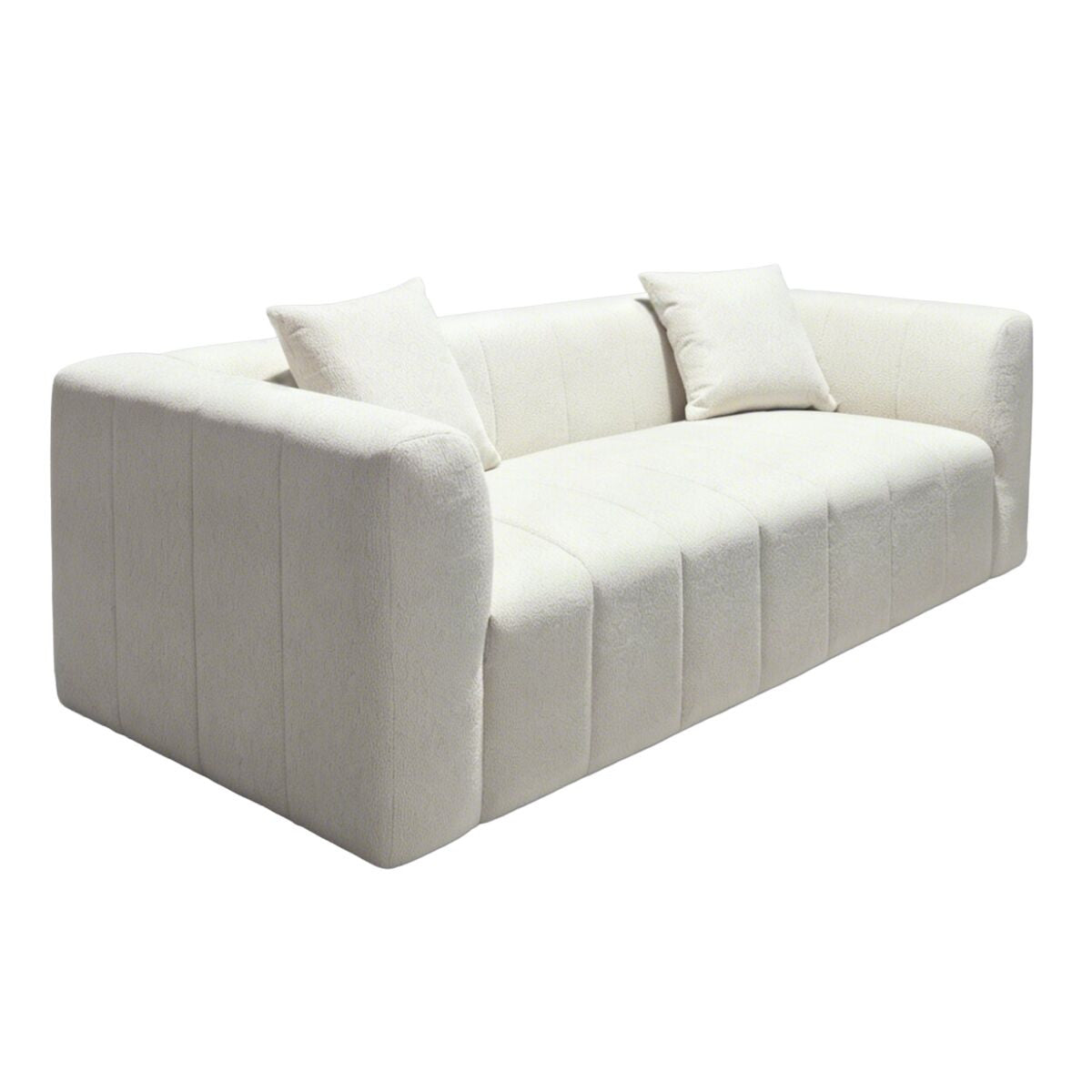 Alba Natural Textured 3 Seater Sofa