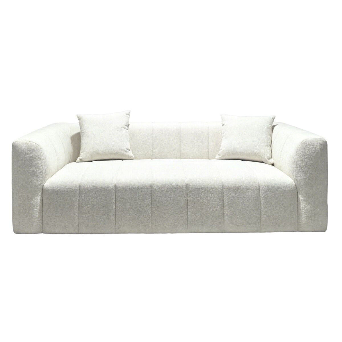Alba Natural Textured 3 Seater Sofa