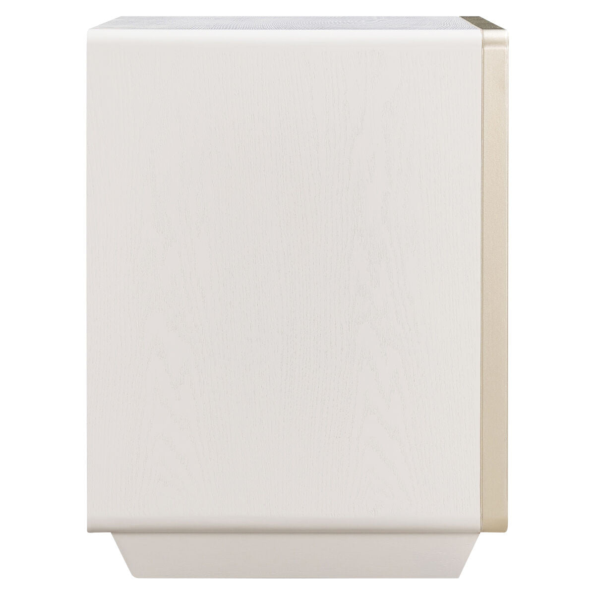 Halston Ivory Fluted Bedside Table