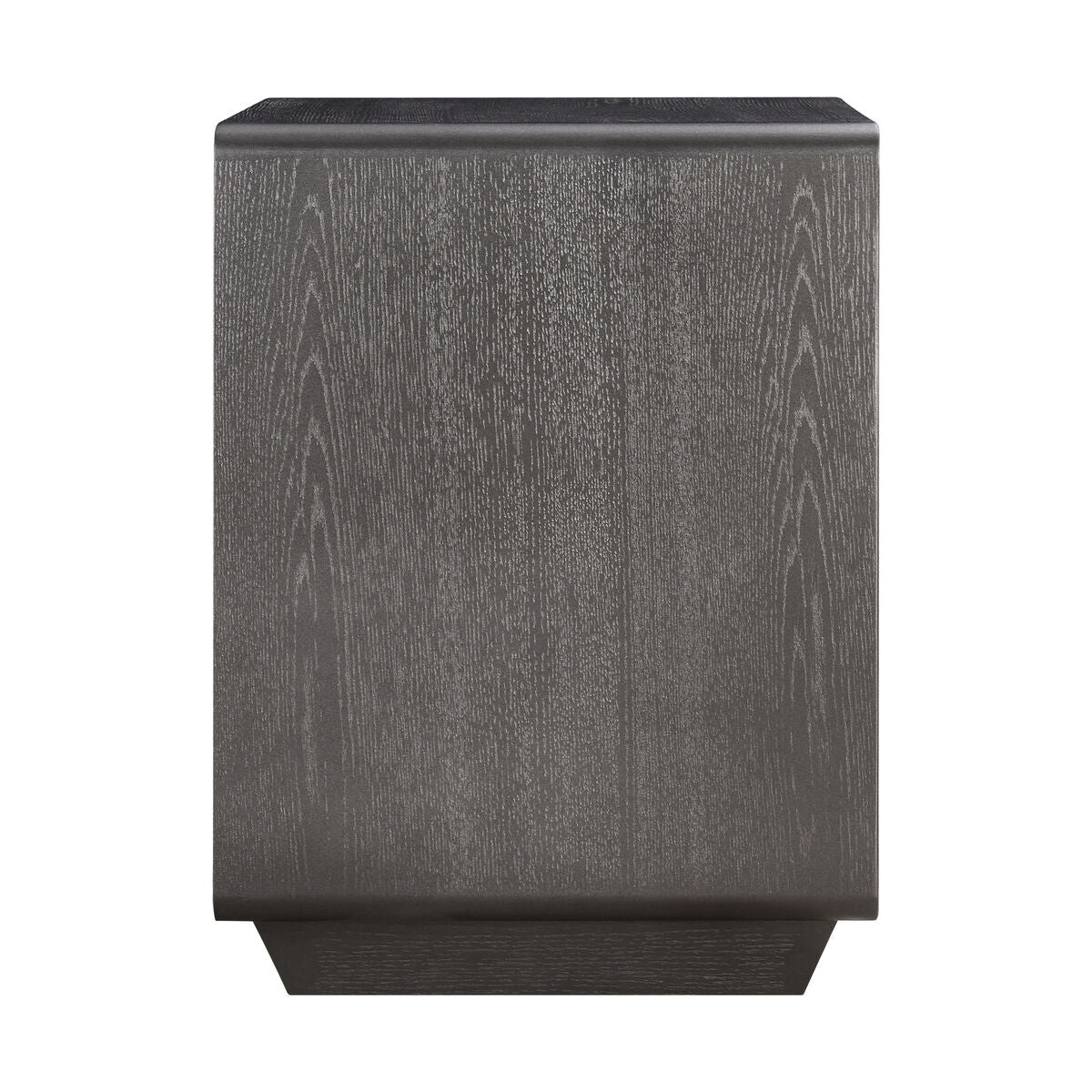 Halston Mocha Fluted Bedside Table