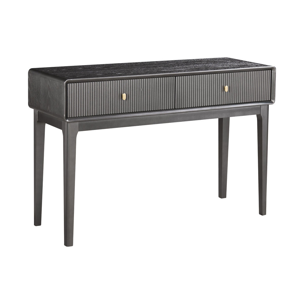 Halston Mocha Fluted Dressing Table
