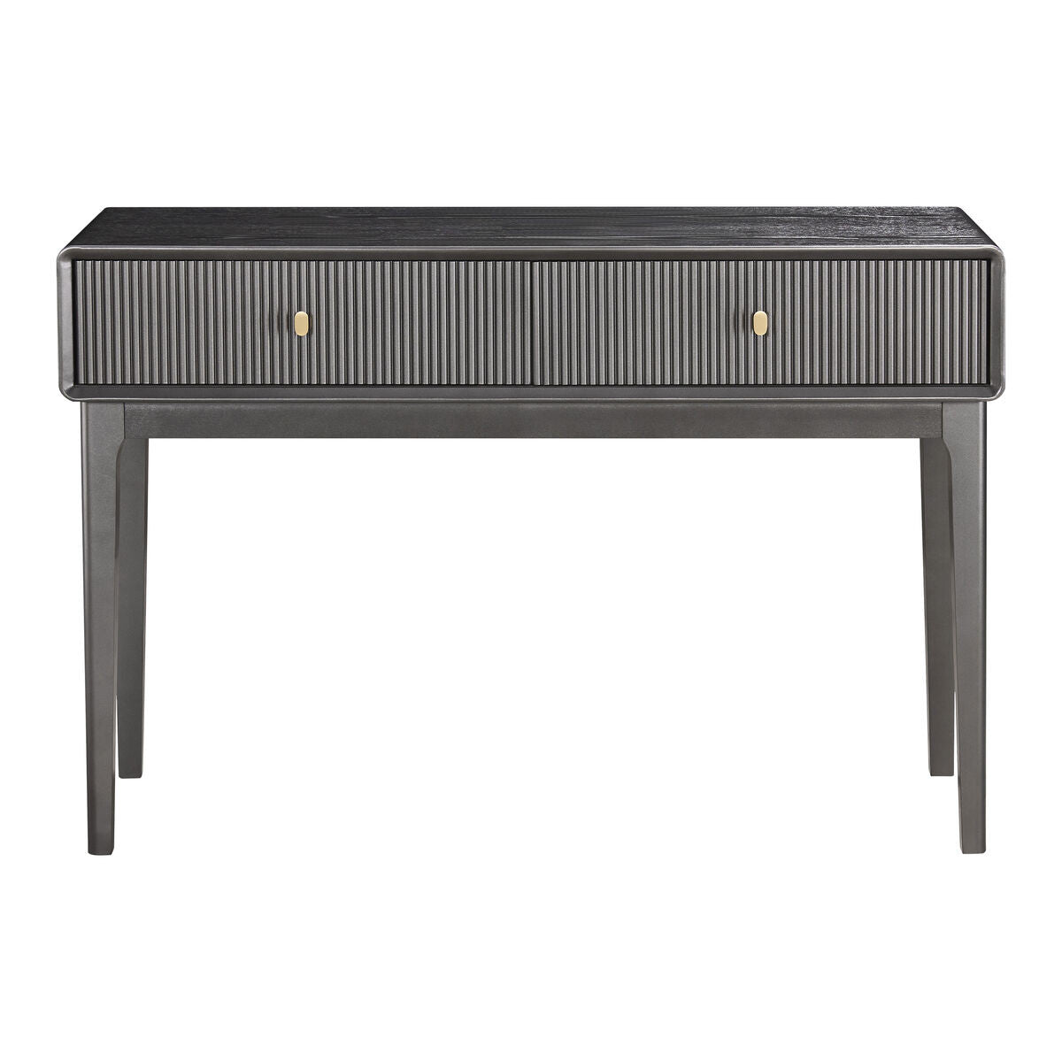 Halston Mocha Fluted Dressing Table