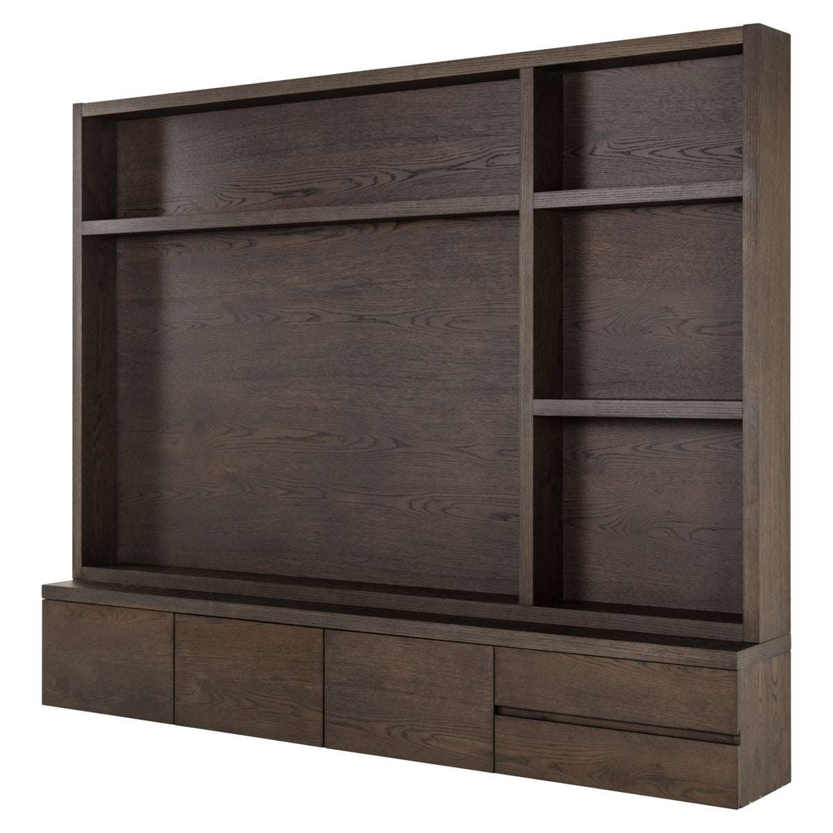 Lacey Brown 3 Door 2 Drawer Media Unit
