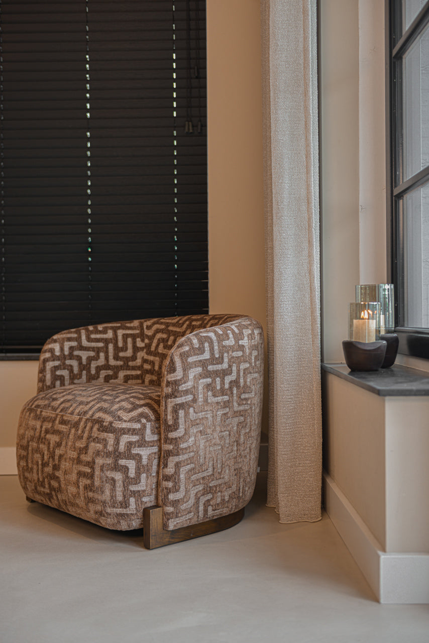 Harper Brown Labyrinth Occasional Chair