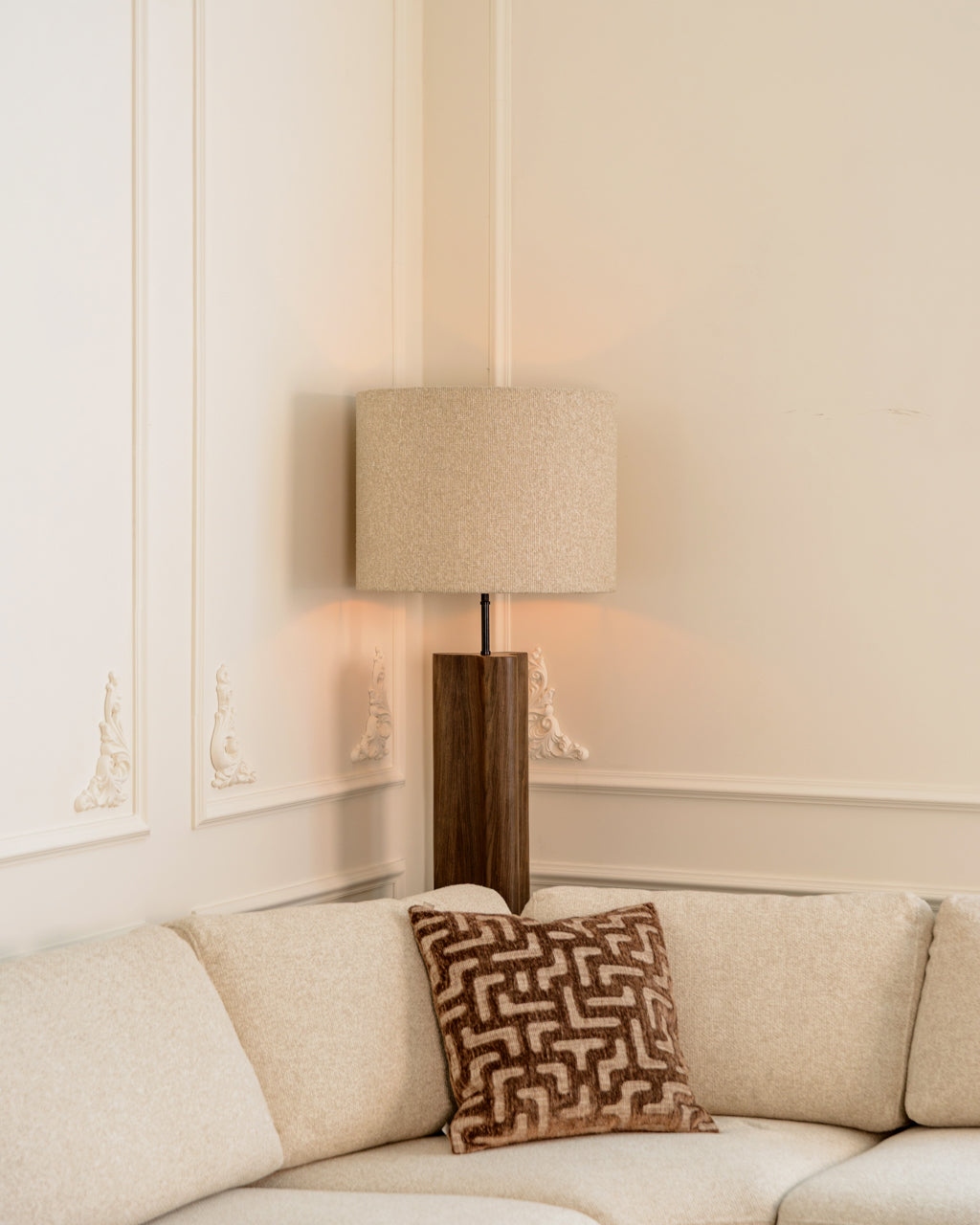 Juno Walnut Floor Lamp