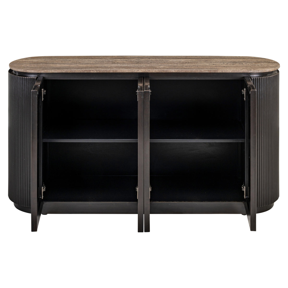 Russet Ash Brown 4 Door Sideboard