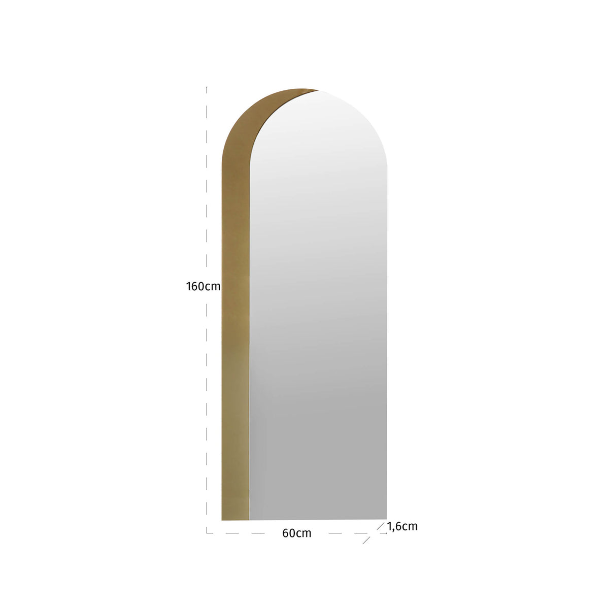 Drayton Champagne Gold Mirror