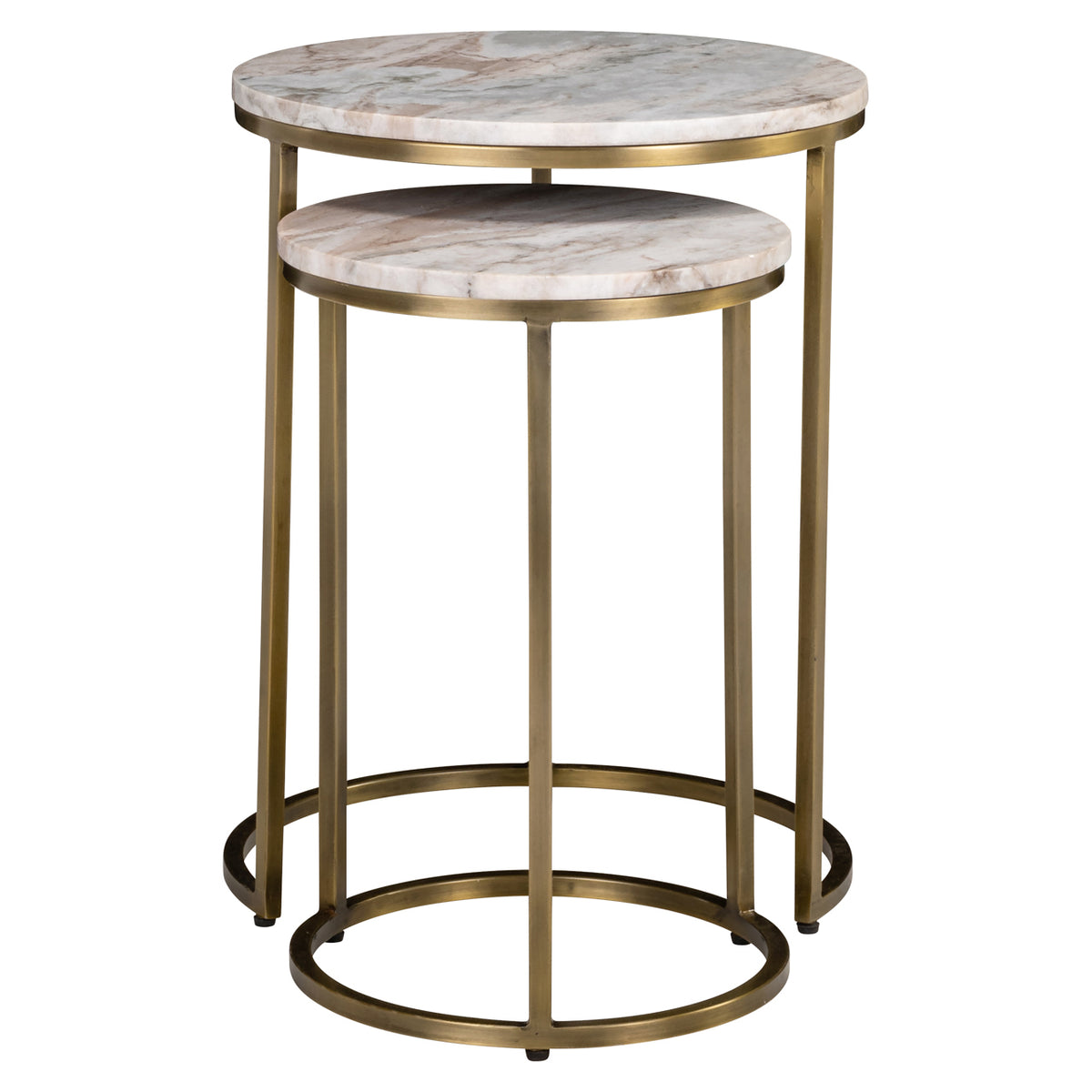 Bodmin Blush Beige Side Table Set