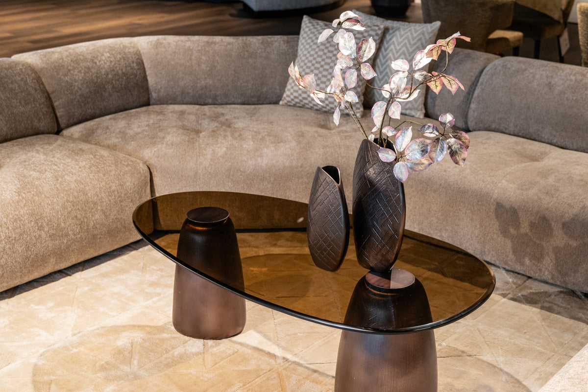 Hawthorn Bronze Oval Coffee Table