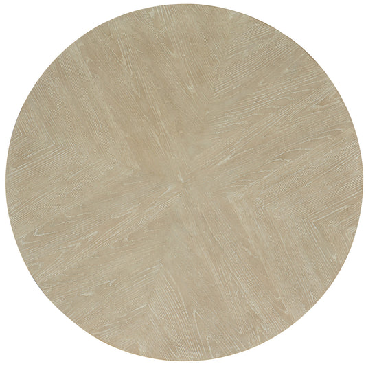 Sorrento Oak & Brass Drum Coffee Table
