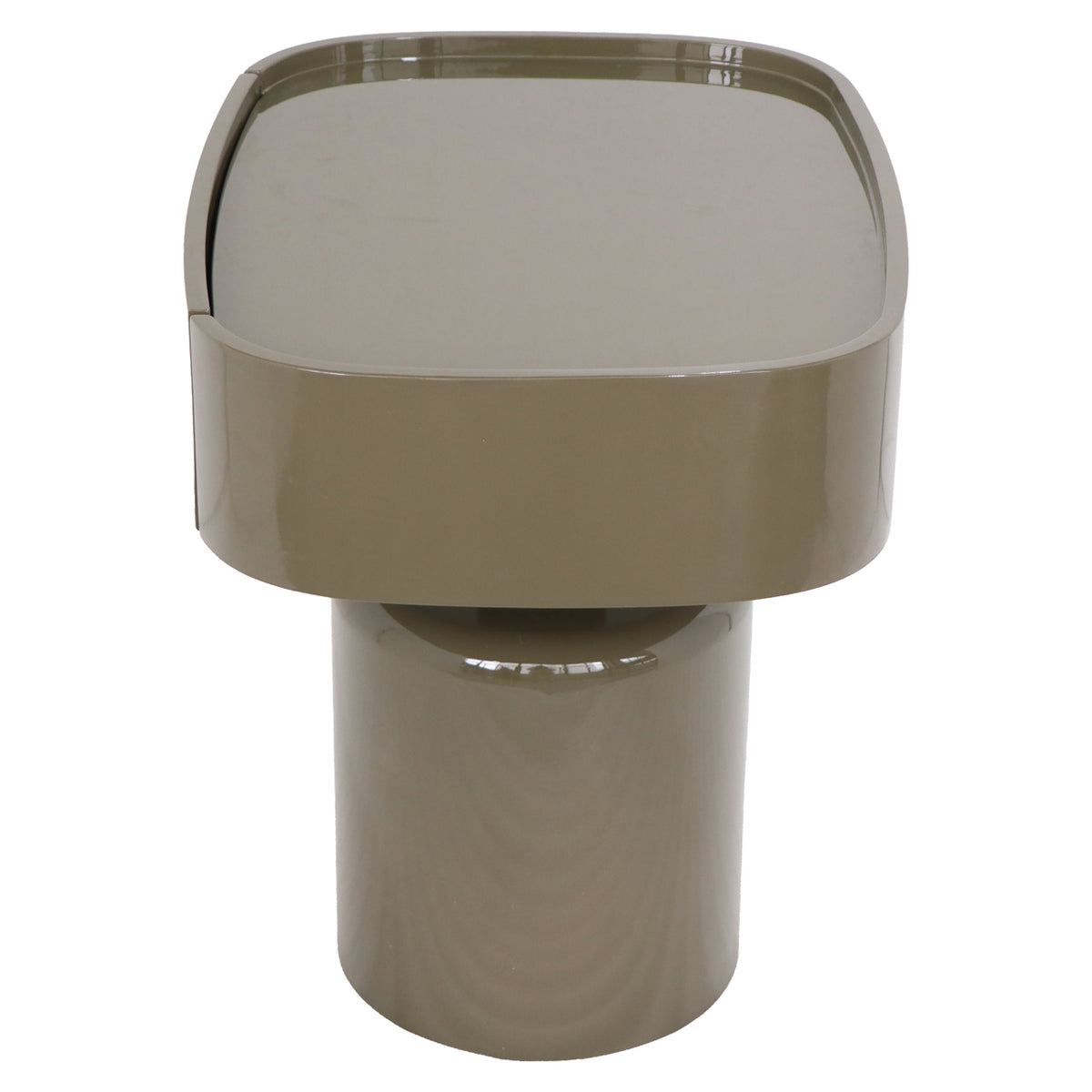 Saffron Clay Green Bedside Table