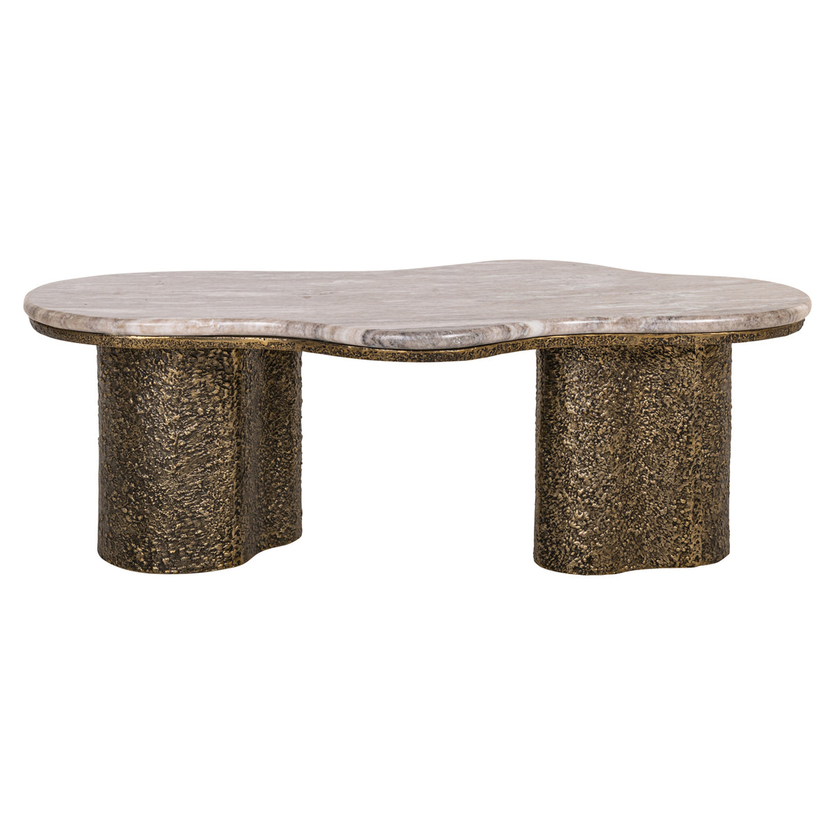 Arden Antique Brass Coffee Table