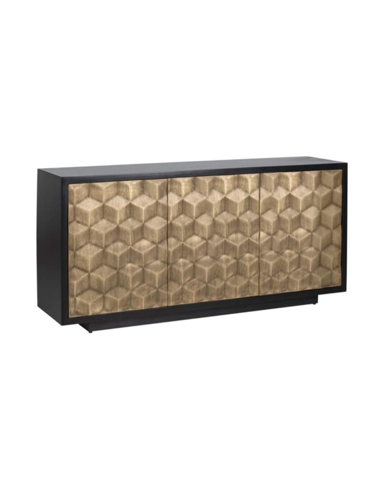 Textured Brass Sideboard