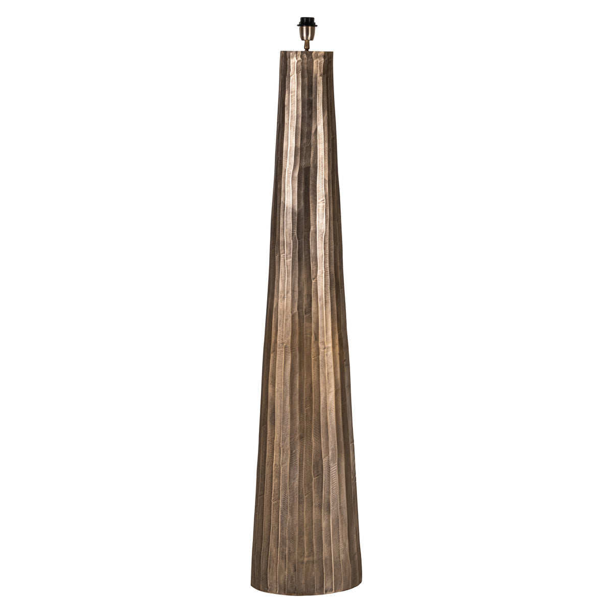 Velour Antique Brass Floor Lamp