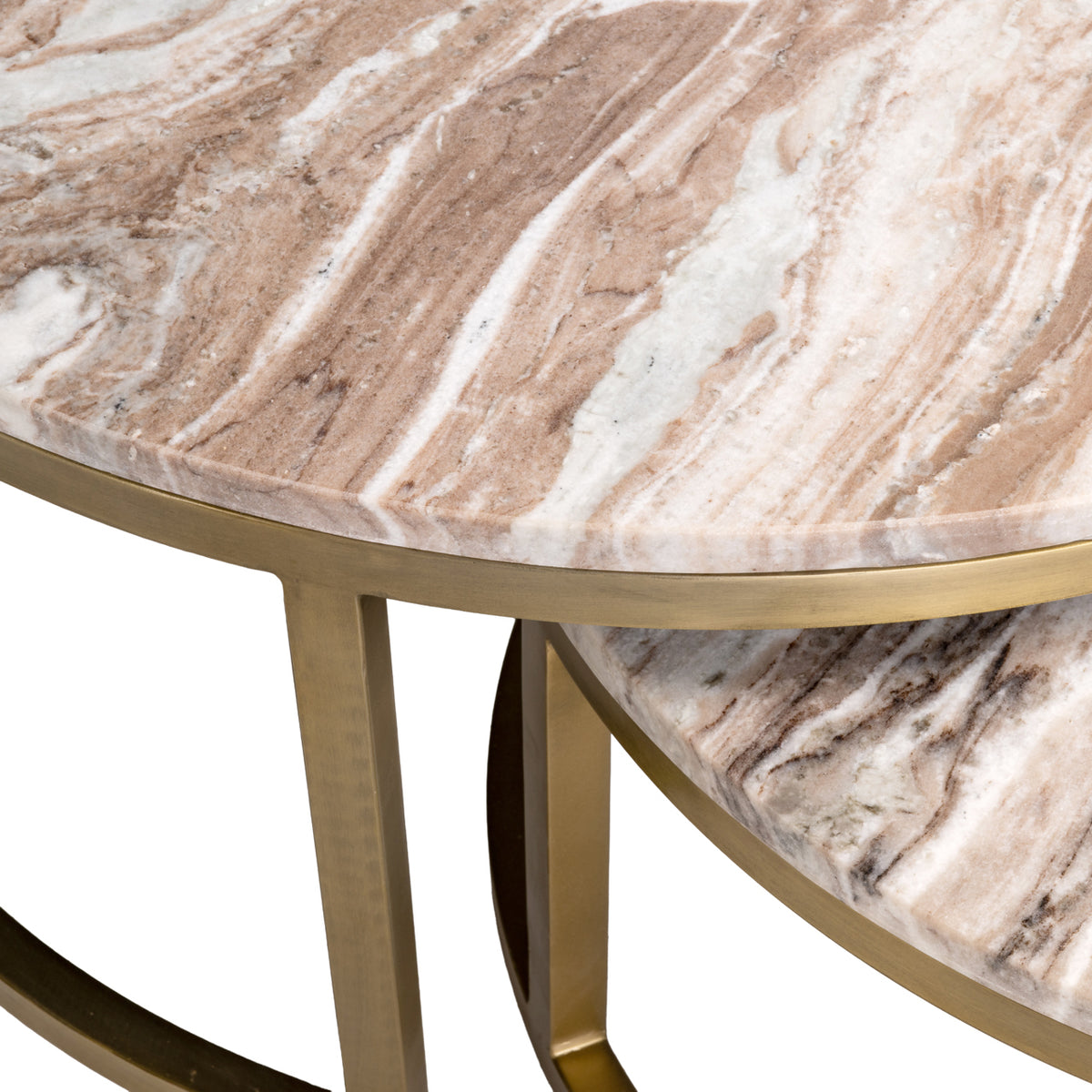 Bodmin Blush Beige Coffee Table Set