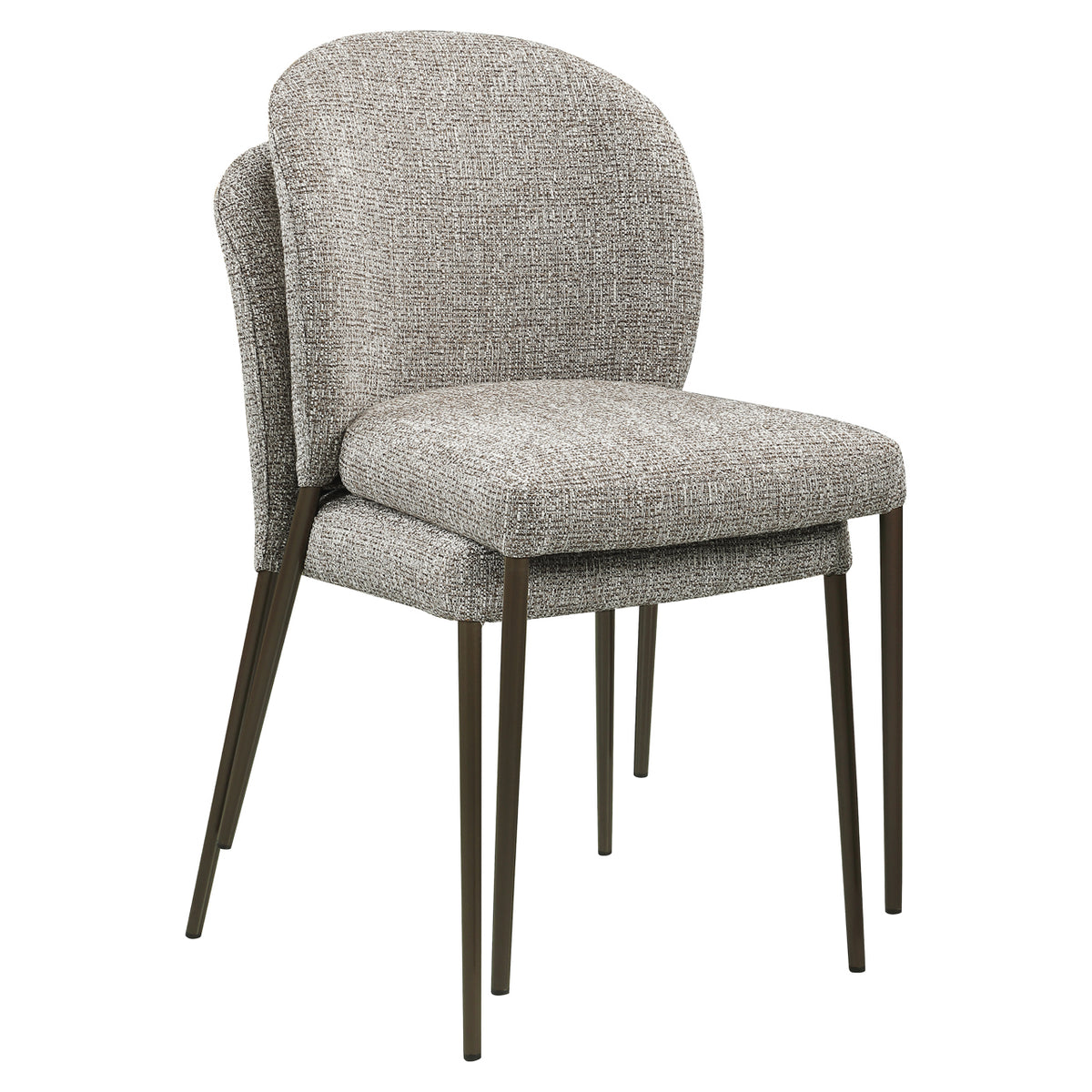 Stack Earth Tweed Dining Chair Set of 2