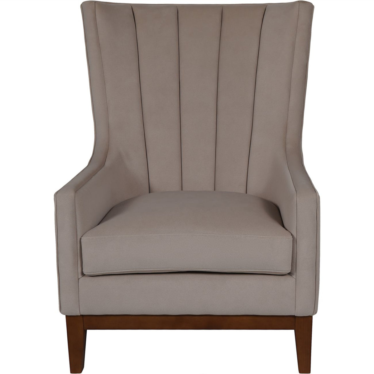 Delphine Taupe Upholstered Occasional Chair