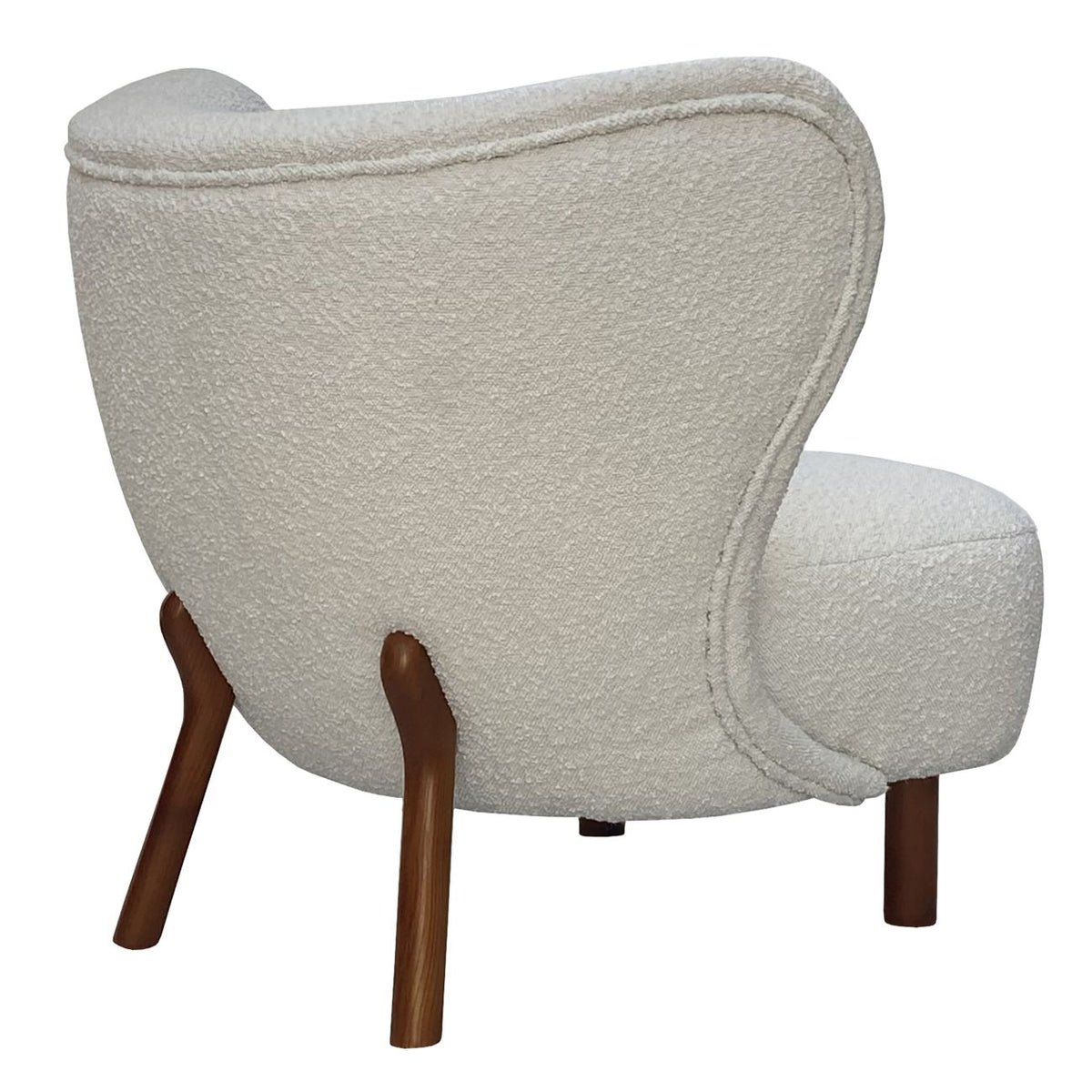 Darcy Wingback Occasional Chair Cream Boucle
