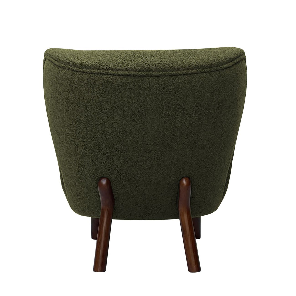 Darcy Wingback Occasional Chair Hunter Green Boucle