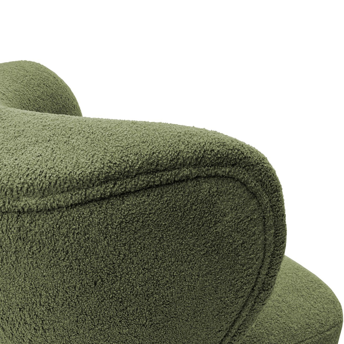 Darcy Wingback Occasional Chair Hunter Green Boucle